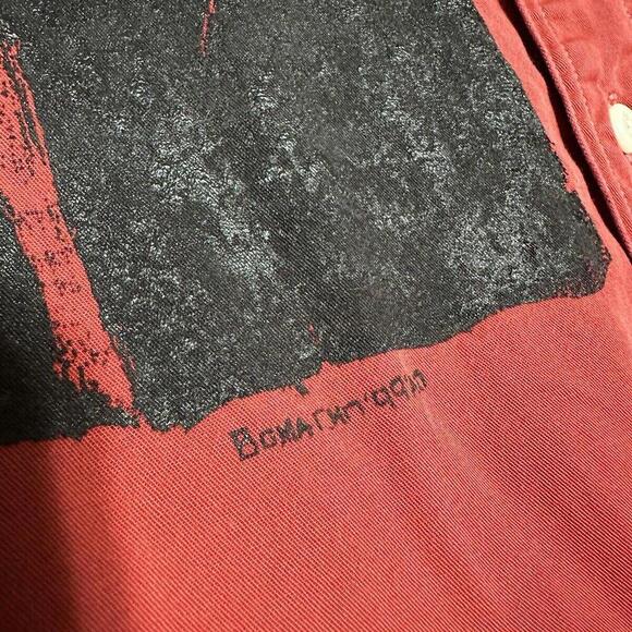 Che Guevara Button-Up Mens Large 100% Cotton Tribal Cowboy Vintage 90s - Picture 4 of 15